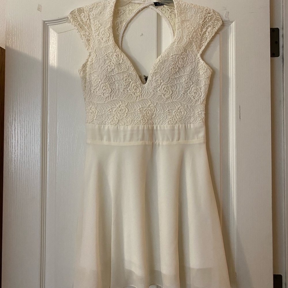 Short Ivory Dress
